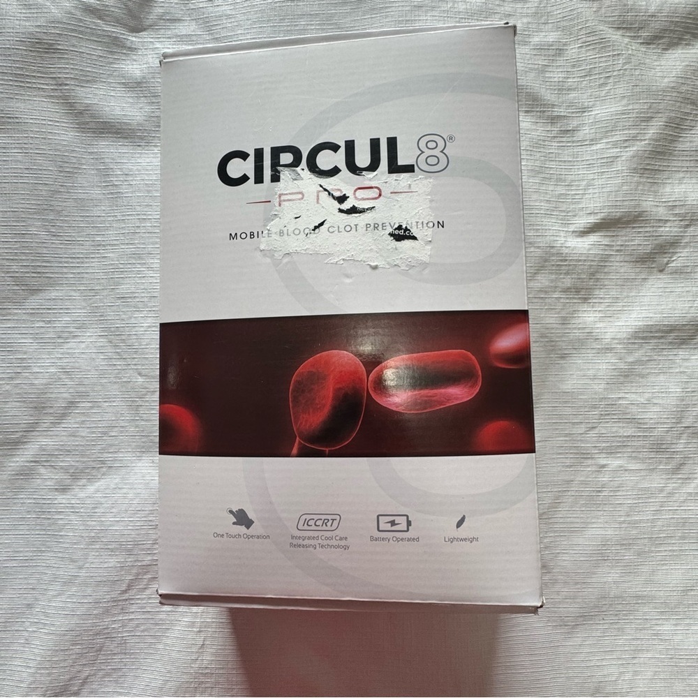 Mobile Blood Clot Prevention Device - White and Red